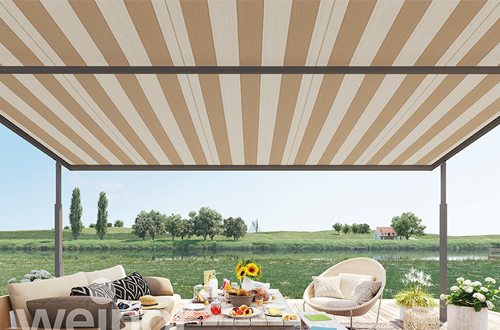 The Plaza Viva is an innovative awning by Weinor 