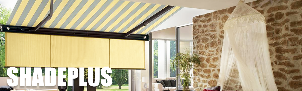 protection form low lying sun and privacy with the shadeplus system
