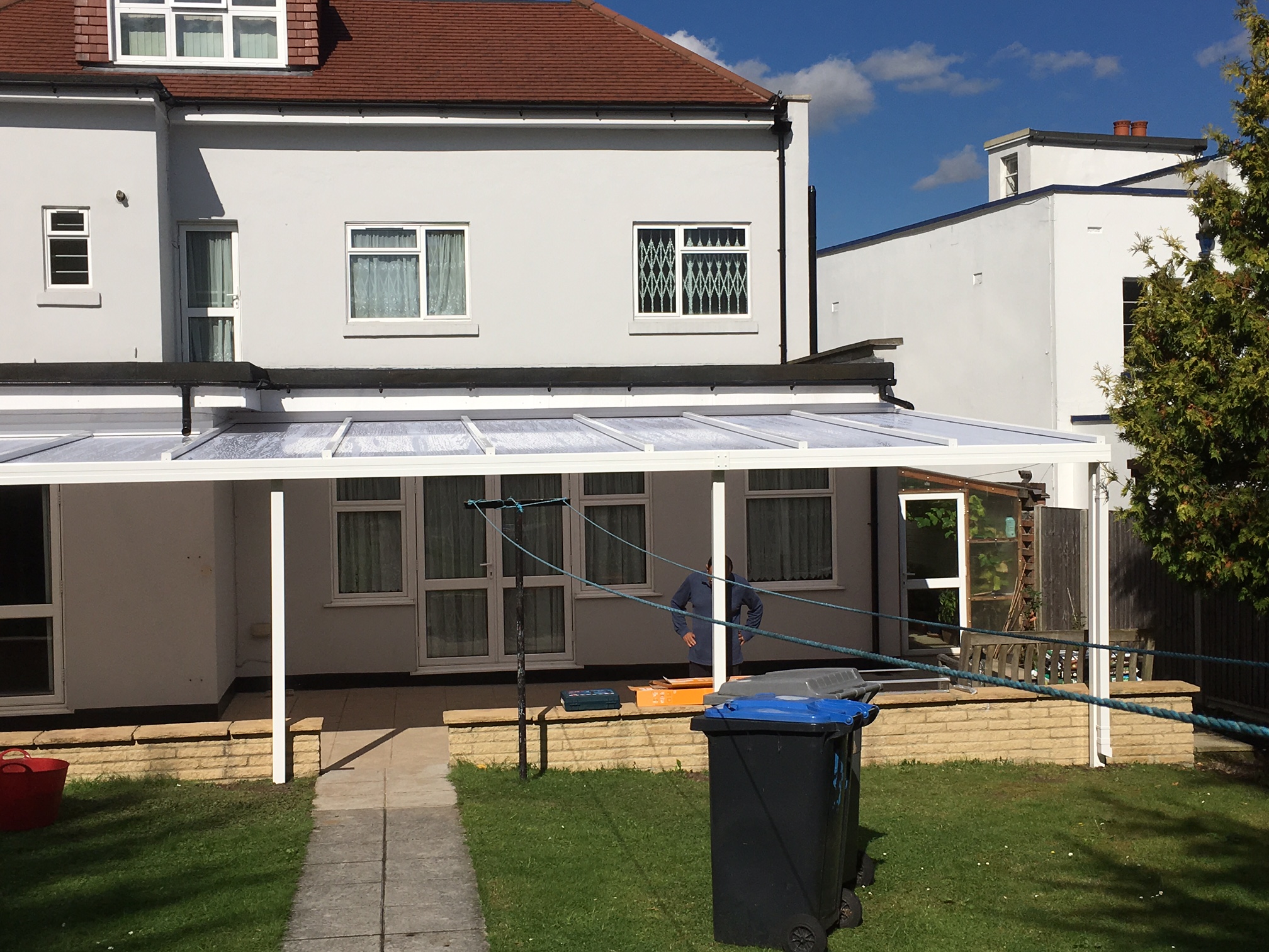 aluminium canopy framework