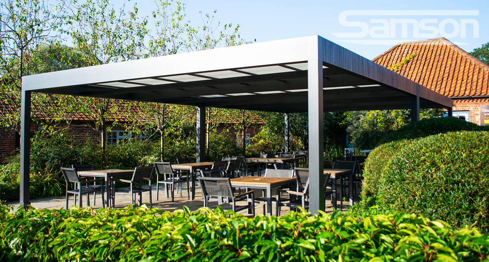 Markilux Markant retractable pergola in Norfolk