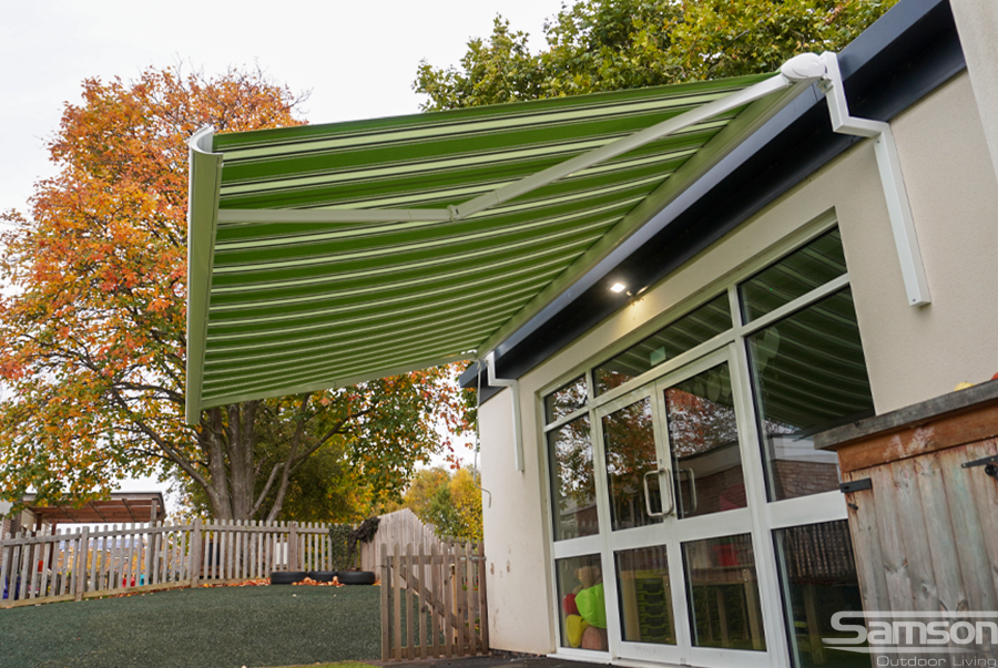 Lewen awnings for libraries