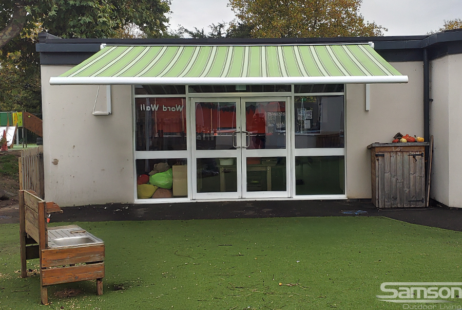 Lewen awnings for libraries